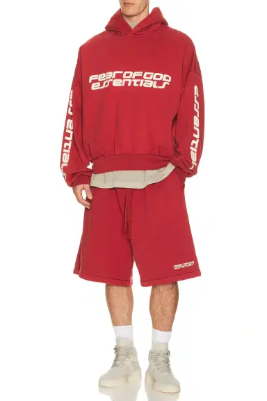 Fear of God ESSENTIALS Cropped Relaxed Hoodie | Thumbnail 6