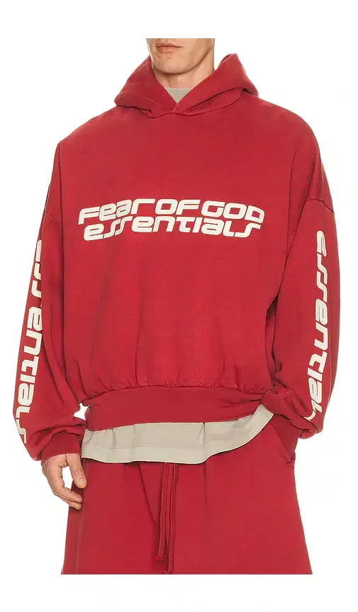 Cropped Relaxed Hoodie