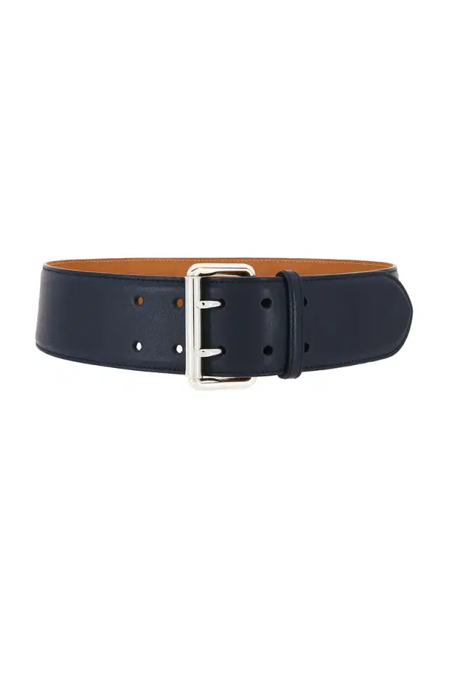 Ralph Lauren Collection Double Prong Wide Belt
