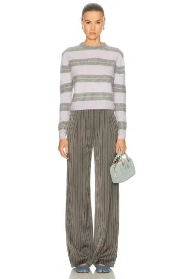 Guest In Residence Grizzly Stripe Crewneck Sweater | Thumbnail 4