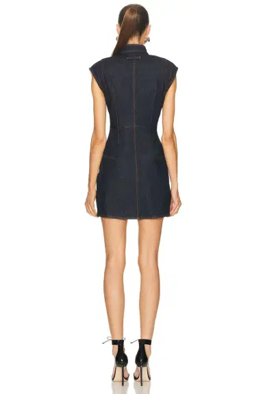 Jean Paul Gaultier Short Denim Dress | Thumbnail 4 Jean Paul Gaultier Short Denim Dress | Thumbnail 4