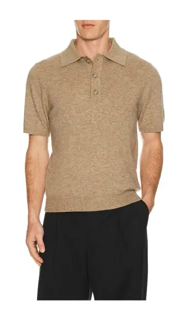 Entire Studios Short Sleeve Knit Polo | Thumbnail 1