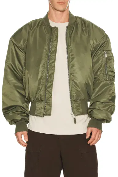 Entire Studios Cropped Broad Bomber | Thumbnail 3 Entire Studios Cropped Broad Bomber | Thumbnail 3