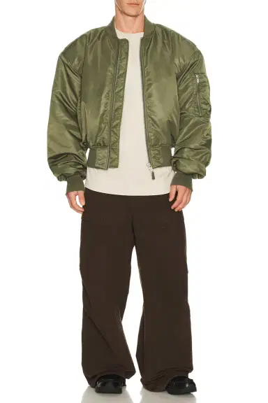 Entire Studios Cropped Broad Bomber | Thumbnail 5 Entire Studios Cropped Broad Bomber | Thumbnail 5