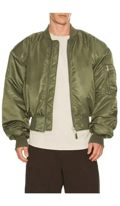 Entire Studios Cropped Broad Bomber | Thumbnail 1 Entire Studios Cropped Broad Bomber | Thumbnail 1