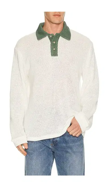 Palmes Knitted Rugby Shirt | Thumbnail 1