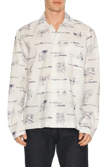 Palmes Sunshine Linen Shirt | Thumbnail 3 Palmes Sunshine Linen Shirt | Thumbnail 3