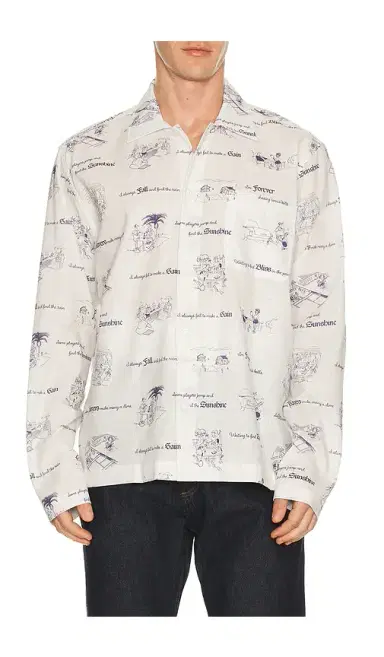 Palmes Sunshine Linen Shirt | Thumbnail 1 Palmes Sunshine Linen Shirt | Thumbnail 1