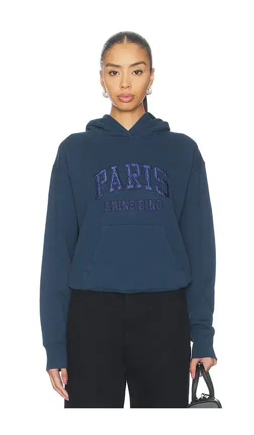 ANINE BING Debbie Shrunken Hoodie Paris