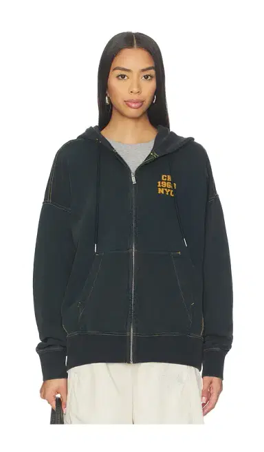 Calvin Klein Washed Premium Vintage Logo Zip Hoodie | Thumbnail 2 Calvin Klein Washed Premium Vintage Logo Zip Hoodie | Thumbnail 2