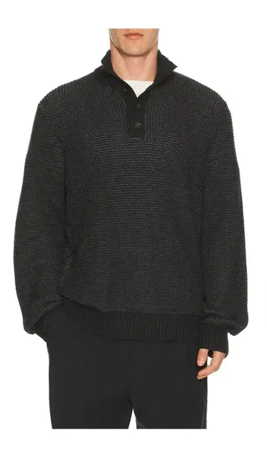 Faherty Quarter Button Sweater | Thumbnail 1 Faherty Quarter Button Sweater | Thumbnail 1