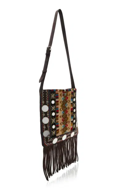 Valentino Garavani Embellished Fringed Crossbody Bag | Thumbnail 2