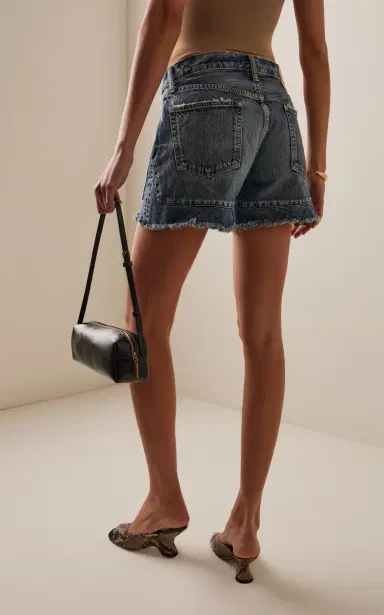 Moussy Vintage Remo Remake Denim Shorts | Thumbnail 4