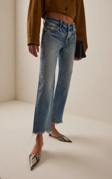 Moussy Vintage Mattapan Rigid Low-Rise Straight-Leg Jeans | Thumbnail 3