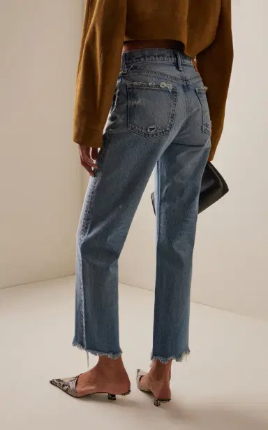 Moussy Vintage Mattapan Rigid Low-Rise Straight-Leg Jeans | Thumbnail 4