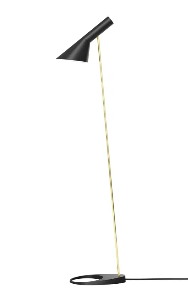 AJ Brass Floor Lamp - Black