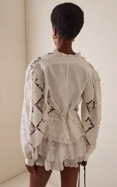 Isabel Marant Nina Cotton-Linen Blouse | Thumbnail 4 Isabel Marant Nina Cotton-Linen Blouse | Thumbnail 4
