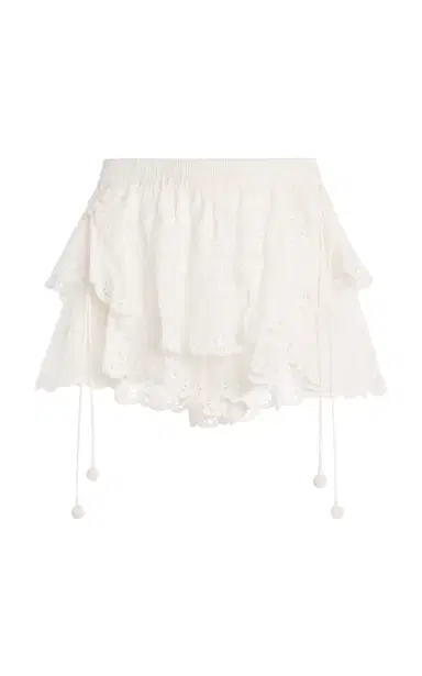 Isabel Marant Neis Cotton-Silk Mini Skirt | Thumbnail 6