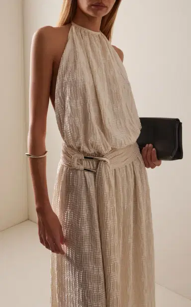 ILA THE BRAND Exclusive Lume Jacquard Midi Dress | Thumbnail 3 ILA THE BRAND Exclusive Lume Jacquard Midi Dress | Thumbnail 3