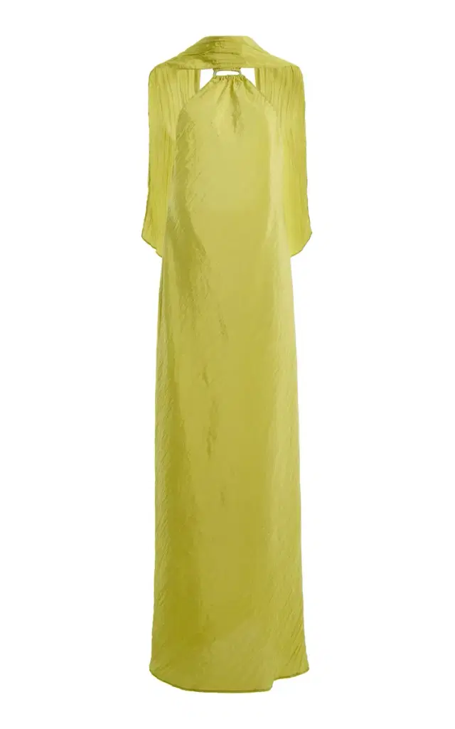 Exclusive Selora Plissé Maxi Dress