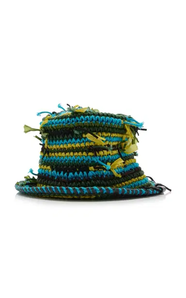 STAUD Meyers Crocheted Cotton Bucket Hat | Thumbnail 4 STAUD Meyers Crocheted Cotton Bucket Hat | Thumbnail 4