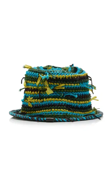 STAUD Meyers Crocheted Cotton Bucket Hat | Thumbnail 5 STAUD Meyers Crocheted Cotton Bucket Hat | Thumbnail 5