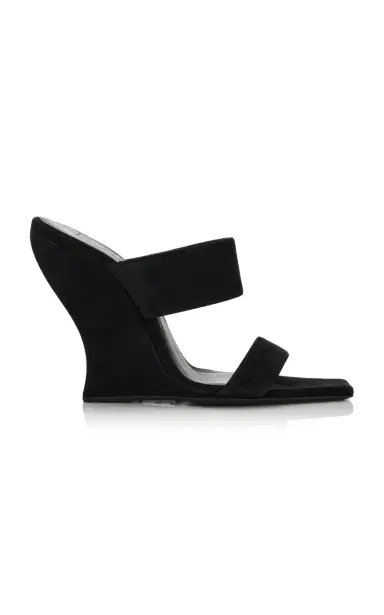 Alaïa Suede Wedge Mules | Thumbnail 6 Alaïa Suede Wedge Mules | Thumbnail 6