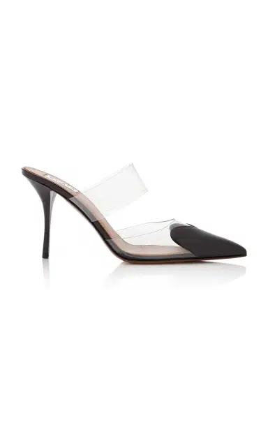 Alaïa Le Cœur PVC; Leather Mules | Thumbnail 6 Alaïa Le Cœur PVC; Leather Mules | Thumbnail 6
