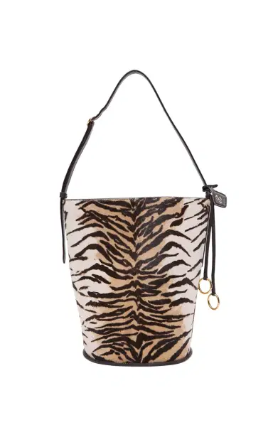 Alaïa Pony Hair Bucket Tote Bag | Thumbnail 3