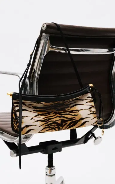 Alaïa Le Click Medium Pony Hair East-West Shoulder Bag | Thumbnail 2 Alaïa Le Click Medium Pony Hair East-West Shoulder Bag | Thumbnail 2
