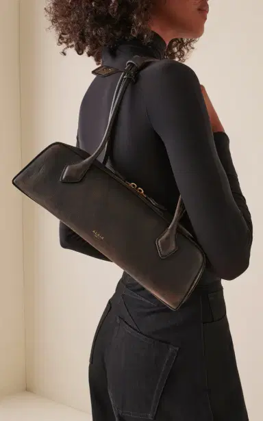 Alaïa Le Teckel Medium Leather Shoulder Bag | Thumbnail 2 Alaïa Le Teckel Medium Leather Shoulder Bag | Thumbnail 2