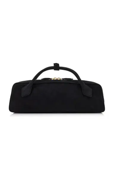 Alaïa Le Teckel Suede Clutch | Thumbnail 4