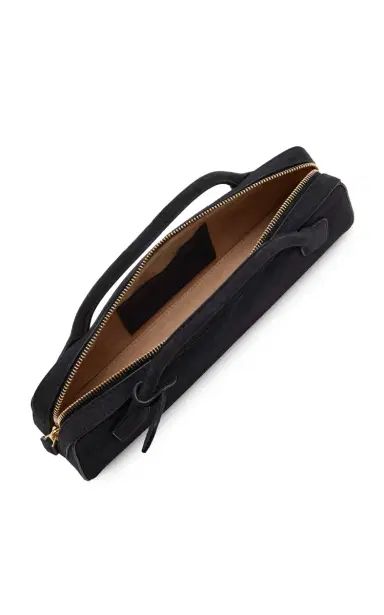 Alaïa Le Teckel Suede Clutch | Thumbnail 5