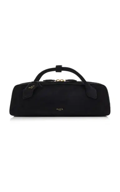 Alaïa Le Teckel Suede Clutch | Thumbnail 1