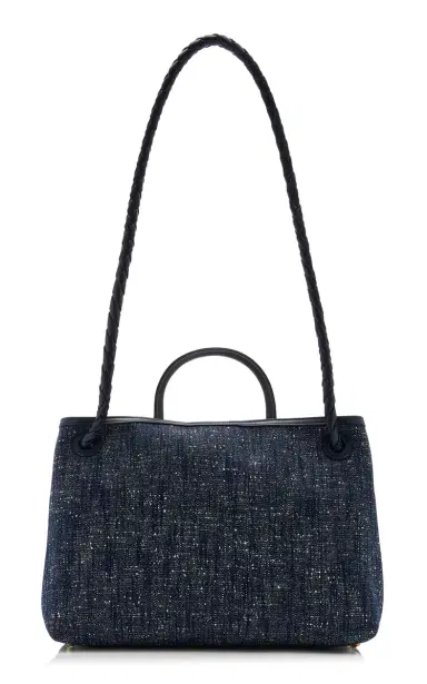 Bottega Veneta Medium Andiamo Denim-Boucle Shoulder Bag | Thumbnail 3 Bottega Veneta Medium Andiamo Denim-Boucle Shoulder Bag | Thumbnail 3