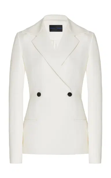Proenza Schouler Marine Double-Breasted Bi-Stretch Jacket | Thumbnail 2