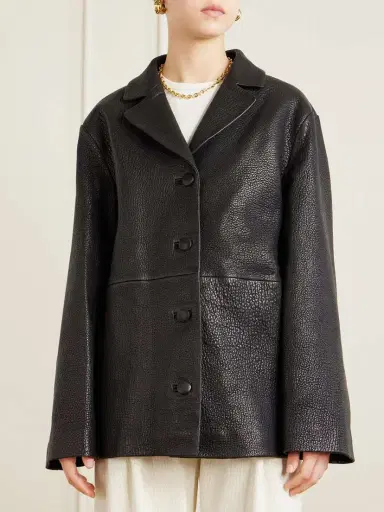 RÓHE Paneled Textured-leather Jacket | Thumbnail 3 RÓHE Paneled Textured-leather Jacket | Thumbnail 3