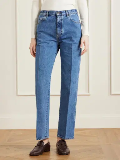 Loro Piana Brooke Cropped Mid-rise Slim-leg Jeans | Thumbnail 3 Loro Piana Brooke Cropped Mid-rise Slim-leg Jeans | Thumbnail 3