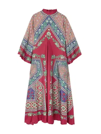 La DoubleJ Magnifico Printed Silk Maxi Dress | Thumbnail 1 La DoubleJ Magnifico Printed Silk Maxi Dress | Thumbnail 1