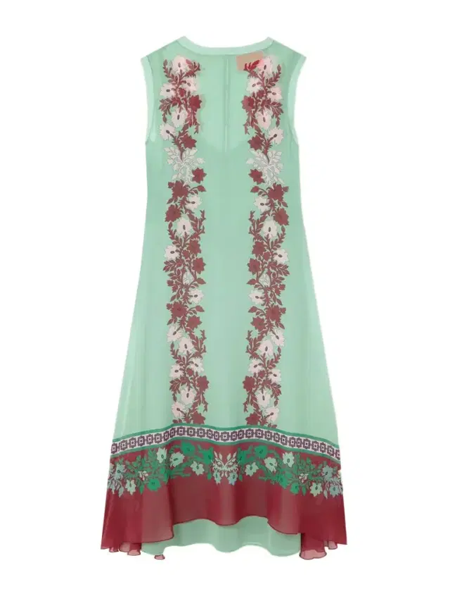Maria Printed Silk Midi Dress