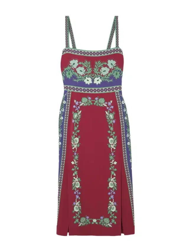 Buy Me A Martini Floral-print Stretch-crepe Midi Dress