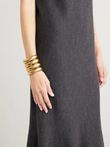 Khaite Cyclone Gold-plated Cuff | Thumbnail 2 Khaite Cyclone Gold-plated Cuff | Thumbnail 2