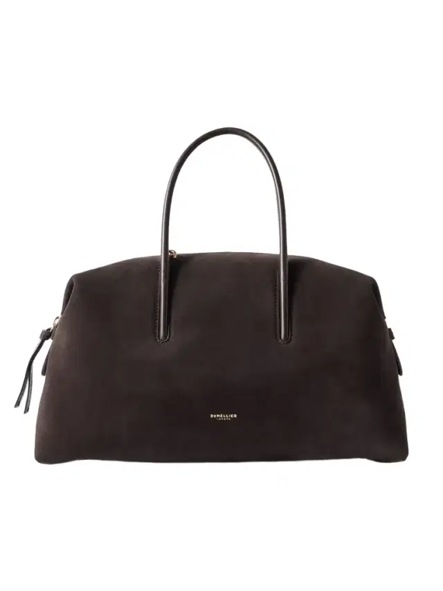 DeMellier The Stockholm Midi Leather-trimmed Suede Tote