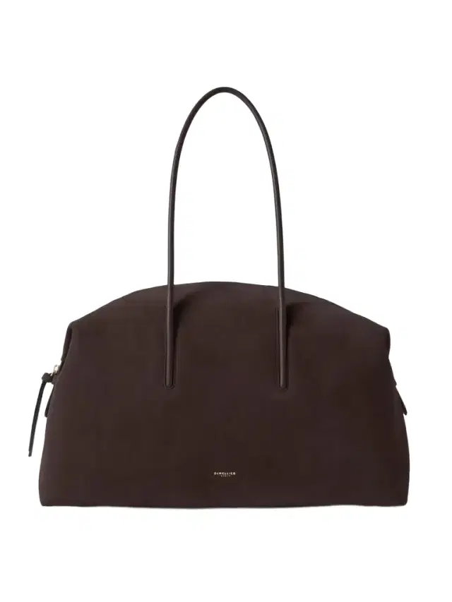DeMellier The Stockholm Large Leather-trimmed Suede Tote