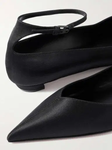 Christian Louboutin Erozeena Satin Point-toe Flats | Thumbnail 4 Christian Louboutin Erozeena Satin Point-toe Flats | Thumbnail 4