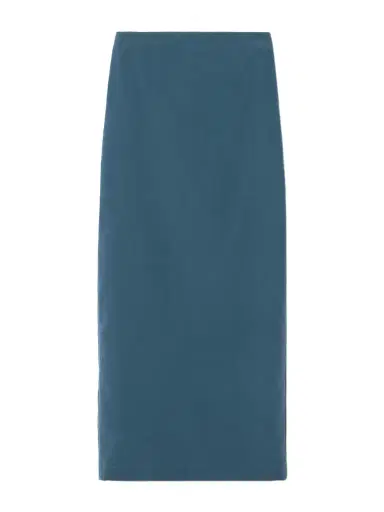 Blazé Milano Jealousy Sussex Cotton-velvet Midi Skirt | Thumbnail 1