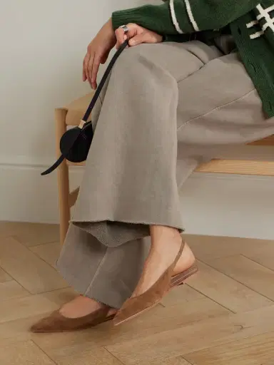 aeyde Annora Suede Slingback Flats | Thumbnail 2 aeyde Annora Suede Slingback Flats | Thumbnail 2