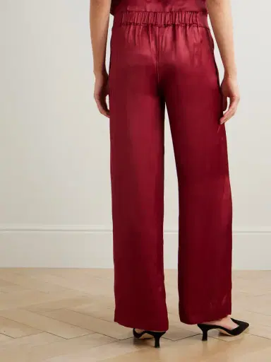 LIBEROWE Palazzo Satin Wide-leg Pants | Thumbnail 3 LIBEROWE Palazzo Satin Wide-leg Pants | Thumbnail 3