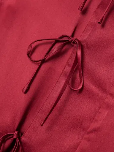 LIBEROWE Florence Tie-detailed Satin Top | Thumbnail 4 LIBEROWE Florence Tie-detailed Satin Top | Thumbnail 4