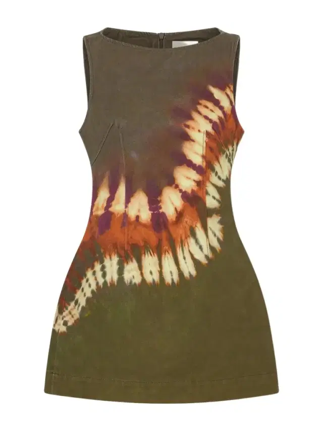 Marilyn Tie-dye Denim Mini Dress